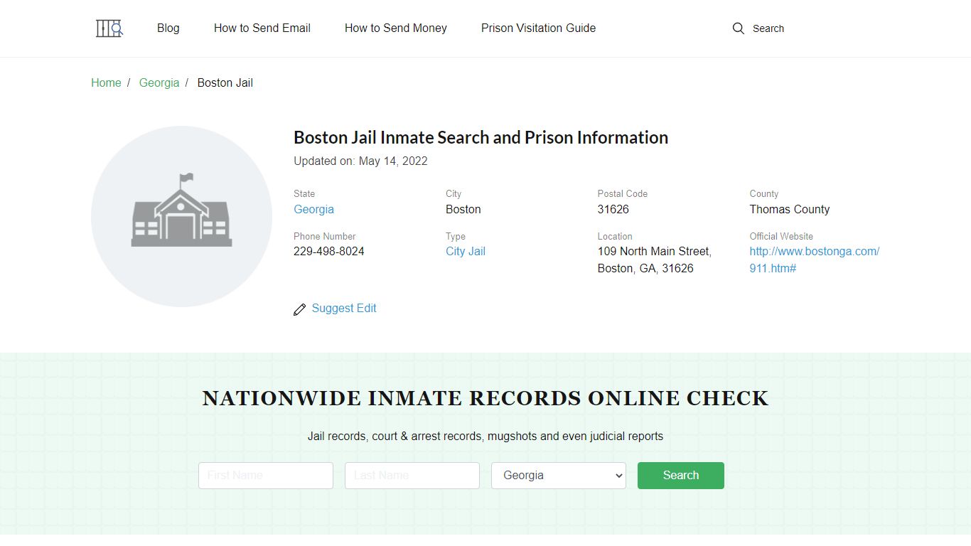 Boston Jail Inmate Search, Visitation, Phone no. & Mailing ...